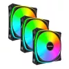 MONTECH AX120 PRO Schwarz 120mm ARGB 3er-Pack