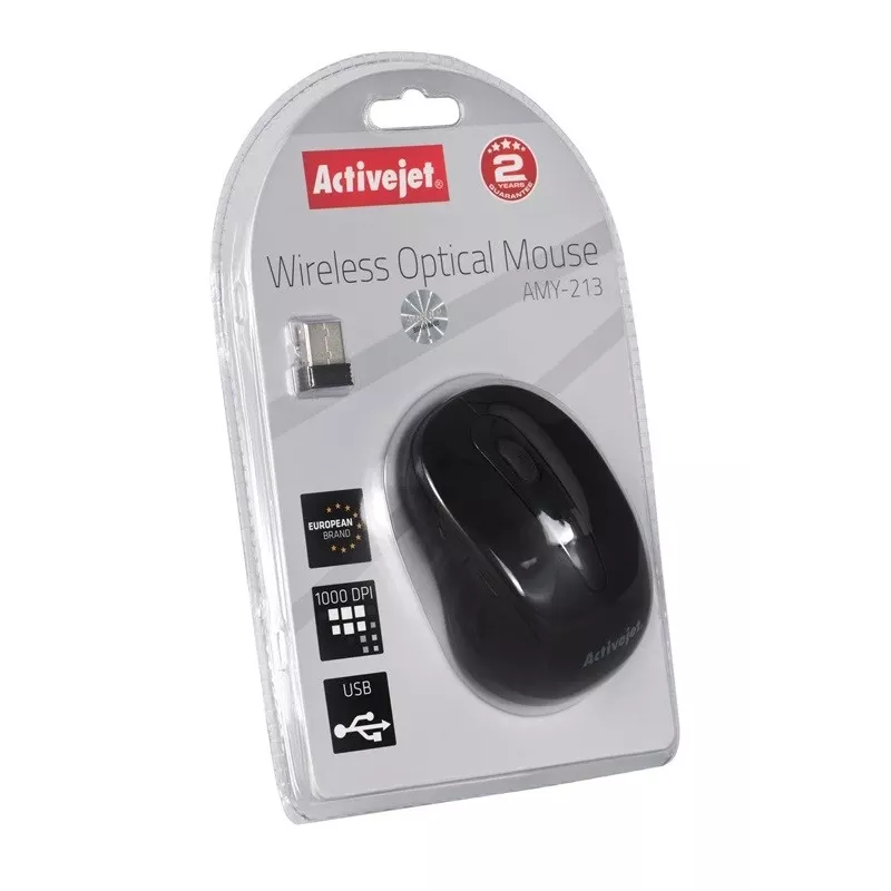 Activejet AMY-213 Maus kabellose optische USB-Maus