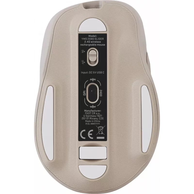 Drahtlose Maus 2,4 GHz wiederaufladbar 6 Tasten 2400 dpi 45