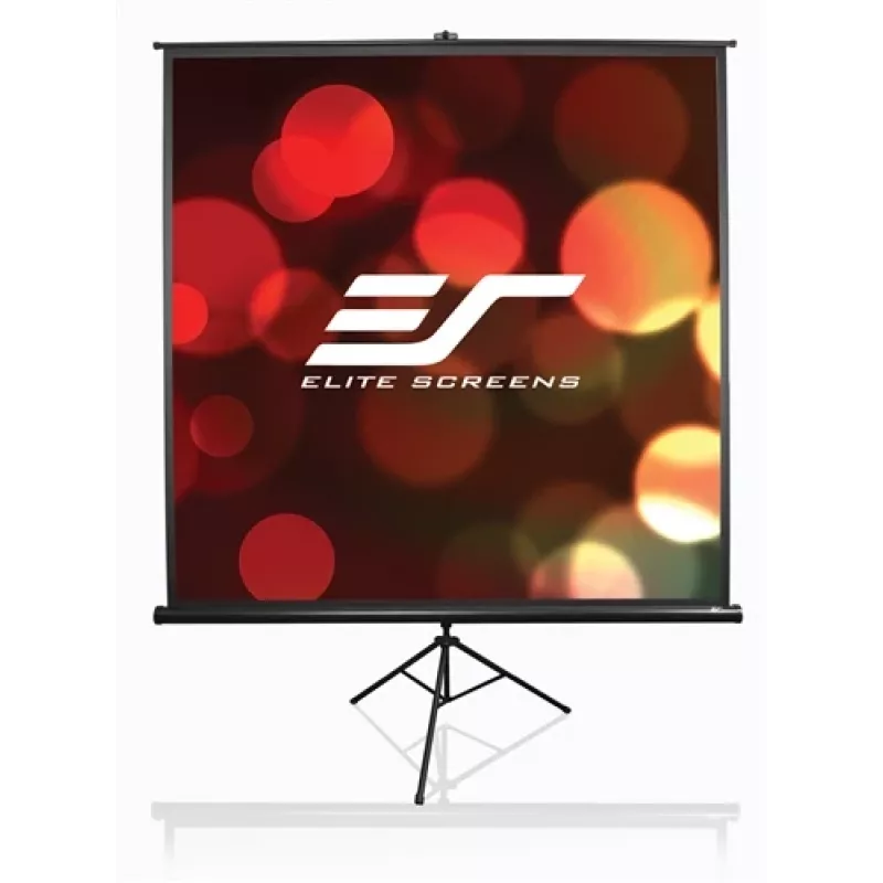 Elite Screens | Stativ/tragbare Aufstell-Leinwand | T92UWH | Diagonale 92 Zoll | 16:9 | Sichtbare Bildbreite (B) 203,2 cm | Schwarz