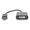 Assmann DisplayPort-Adapterkabel. DP - DVI (24+5) M/F. 0,15 m mit Verriegelung. DP 1.1 kompatibel. UL. bl. ohne Abschirmung. 32AWG (AK-340409-001-S)