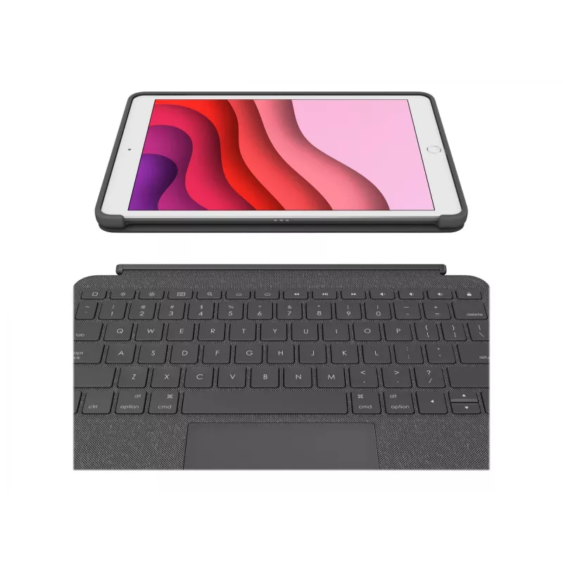 Tastatur Logitech Combo Touch QWERTZ Deutsch Smart Connector Graphit