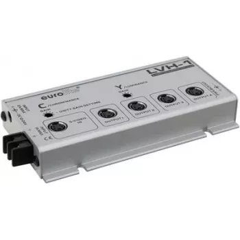 S-Video-Verteilverstärker EUROLITE LVH-1 (1 Eingang, 4 Ausgänge)