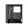 PC-Gehäuse GEMBIRD Fornax 4300 Midi Tower ATX, gehärtetes Glas, 2x 3,5-Zoll-Einschübe, 3x 2,5-Zoll-Einschübe, ARGB-Lüfterunterstützung, USB 3.2 Gen1