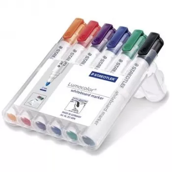 Marker Staedtler Lumocolor Whiteboard 351 6 Stück Rundspitze