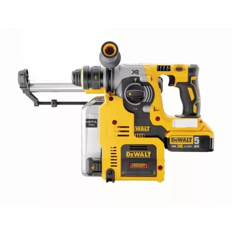 DeWALT Akku-Kombihammer DCH275P2, 18 Volt, Bohrhammer 1100 U/min SDS Plus