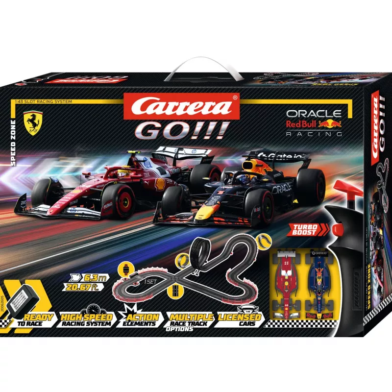 Slotcar-Rennbahn CARRERA GO!!! Speed Zone Set — modulare elektrische Rennstrecke