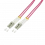 LogiLink FP4LC50 InfiniBand Glasfaserkabel 50m 2x LC Violett