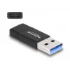 DeLOCK 60001 Adapter USB A USB C Schwarz