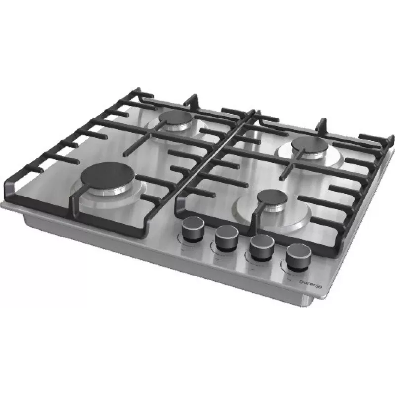 Gorenje G642ABX Kochfeld Edelstahl Einbau 60 cm Gas 4 Zonen