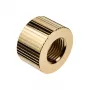 Fitting EK Water Blocks Messing Gold 14mm Höhe 2,3cm Durchmesser