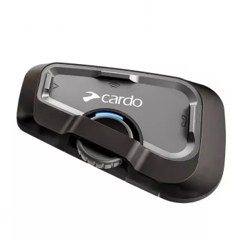 Motorrad-Intercom Cardo FRC4X003 — 4 Kanäle, Reichweite 1200 m, Sprechzeit 13 h, Schwarz