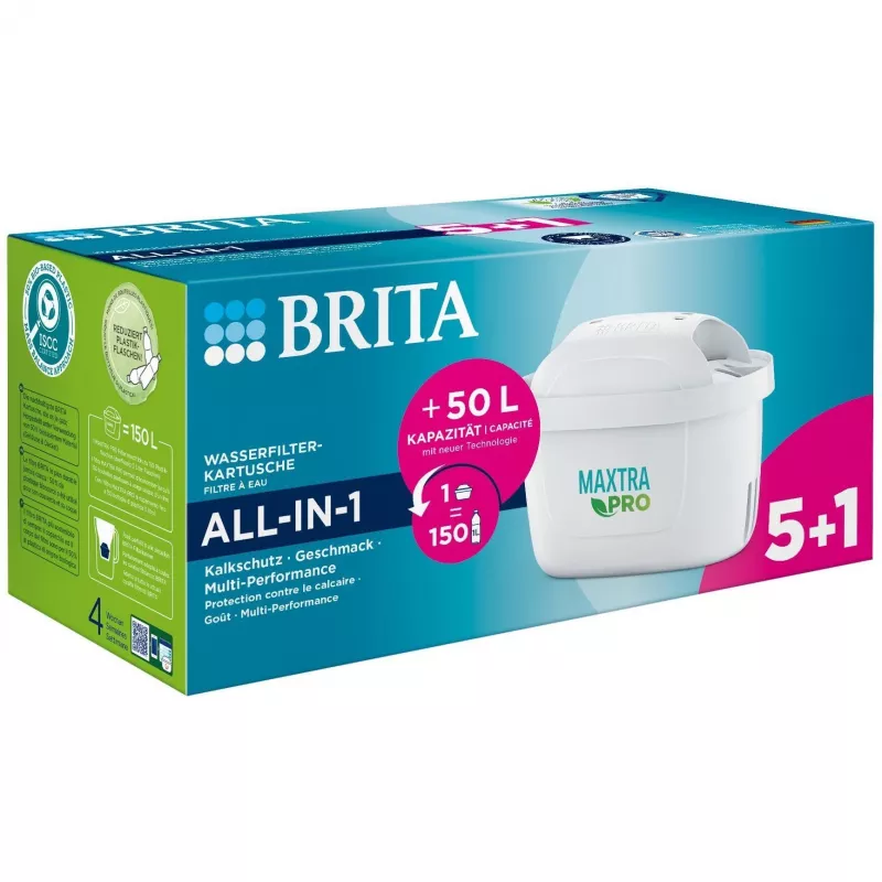 BRITA Tischwasserfilter Maxtra Pro Filterkartusche 5+1 Pack