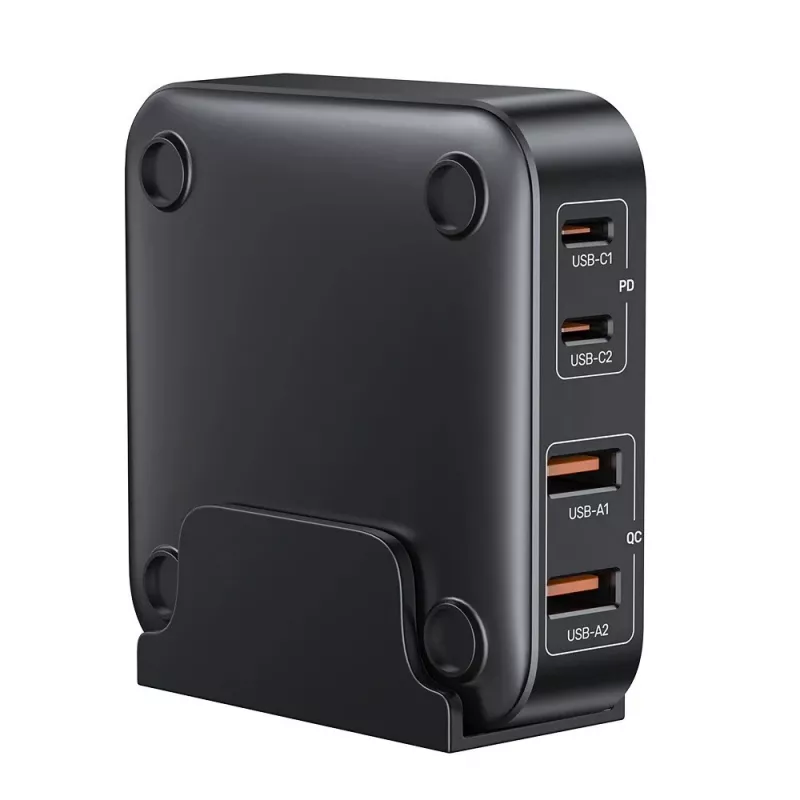 Ladegerät für Mobilgeräte UNITEK P1228ABK01-EU Universal Schwarz AC Schnellladen