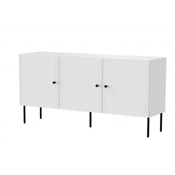 3D Kommode PALAZZO BIS 151x40x75 weiß matt