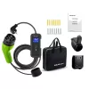 Qoltec Mobile EV Car Charger Adjustable 2in1 Type2 | 3.5kW | 230V | Wi-Fi | LCD | Portable | Wallbox | 5m