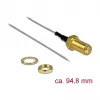 Koaxialkabel DeLOCK 89600 94,8 m SMA offenes Ende verzinnt Gold Grau