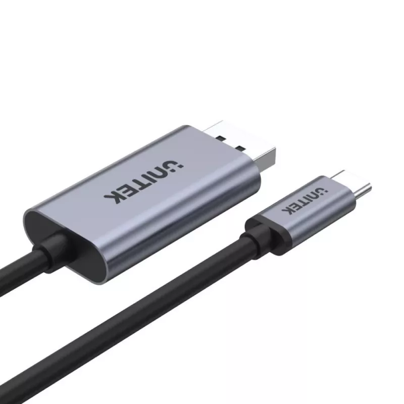 UNITEK V1409A Kabeladapter USB-C DisplayPort Schwarz, Grau