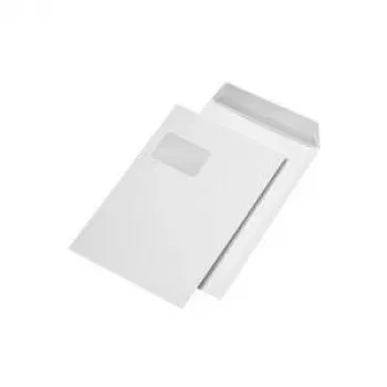 Versandtasche MAILmedia C4 selbstklebend mit Fenster, braun