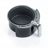 Severin 2430 Single 3,2 L Stand-alone 1500 W Heißluftfritteuse Schwarz, Edelstahl