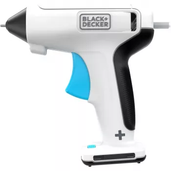 Schwarz+Decker BCGL115-XJ Heißklebepistole 3,6 V wiederaufladbarer Akku USB-C-Ladekabel 1 (BCGL115-XJ)
