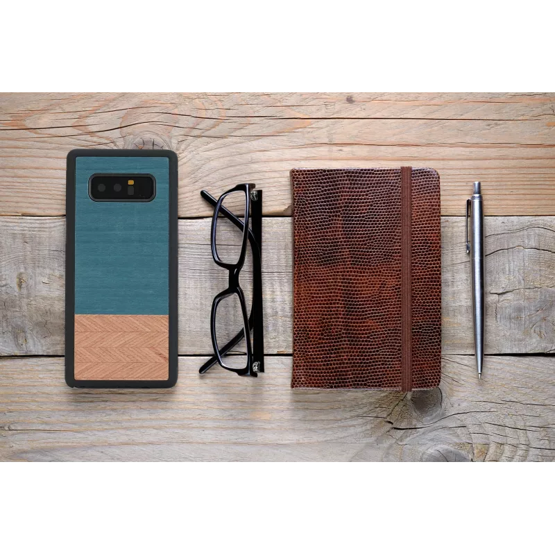 Smartphone-Hülle man and wood für Galaxy Note 8 – Denim Schwarz