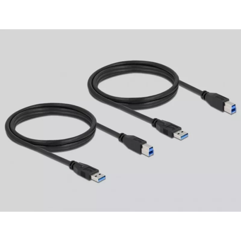 DeLOCK 11495 Computer-Datenumschalter 5 Gbit/s Schwarz Kunststoff