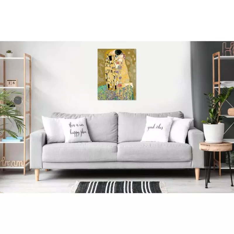 Ravensburger Malen-nach-Zahlen-Set CreArt ART Collection — Der Kuss (Klimt) 23916, Leinwandset