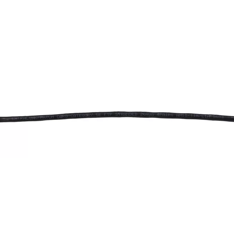 Netzwerkkabel Extralink LAN Patchkabel Kat.5e RJ-45 2m Schwarz