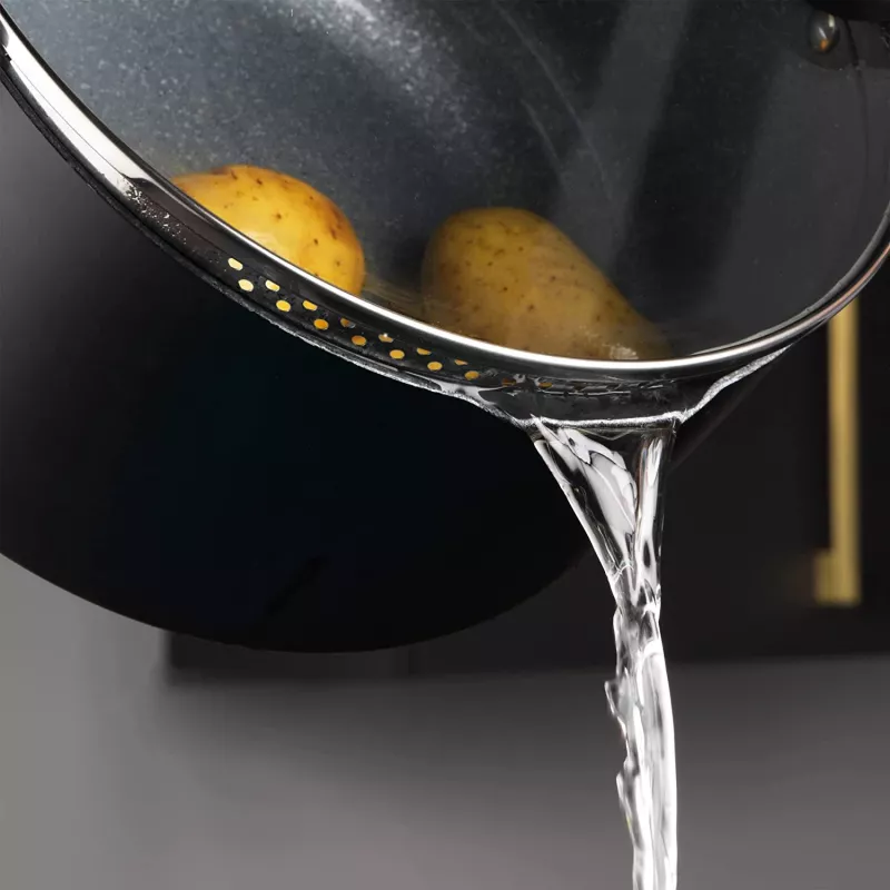 Kochtopfset Russell Hobbs RH01840EU7 – 4-teilig stapelbar, metallic marmoriert