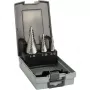 Stufenbohrer-Set Bosch HSS mit 3-Flächen-Schaft für Aluminium und Kunststoff
