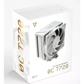 MODECOM Volcano 0C T720 Prozessor-Luftkühler 12 cm Weiß