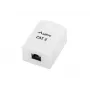 Aufputz-Anschlussdose RJ-45 Weiß Lanberg OS6-0001-W