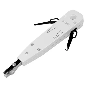 Kabel-Crimpzange LOGILINK WZ0001A für RJ45/RJ11, integrierter Schneider und Abisolierer, weiß