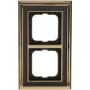 Busch Jaeger Rahmen 2-fach Messing poliert Anthrazit 1722-835 (1754-0-4639)