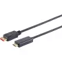 Video-Kabeladapter S/CONN 10-71075 10 m DisplayPort HDMI Typ A Schwarz
