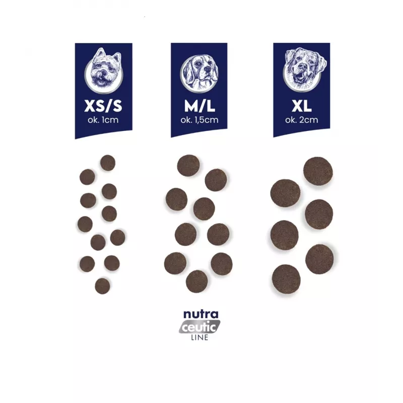 BALTICA Nutraceutic Hypoallergen Mittelgroße Rassen Hirsch mit Reis - Trockenfutter für Hunde - 3 kg