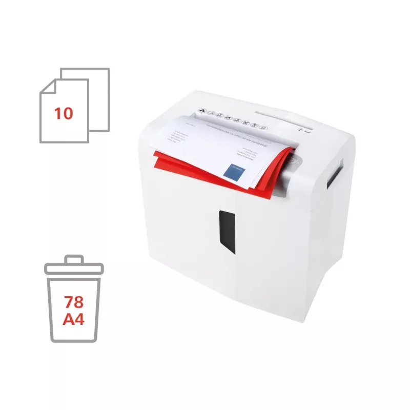 HSM shredstar S10 Aktenvernichter, 6 mm + separater CD-Schneidemechanismus