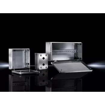 Drucktastergehäuse Rittal 14301 Edelstahl 1.4301 IP66 für 1 Drucktaster Ø22,5