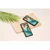 Schutzhülle iKins für Samsung Galaxy Note 20 — Aqua Agate Design