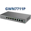 Managed L2 Gigabit PoE-Netzwerk-Switch Grandstream GWN7711P — 8x RJ-45 10/100/1000, 48V DC, Desktop/Wandmontage