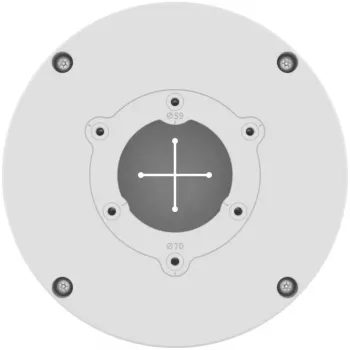 Anschlussdose – Aluminium – Weiß für QNO-C8083R – QNO-C9083R
