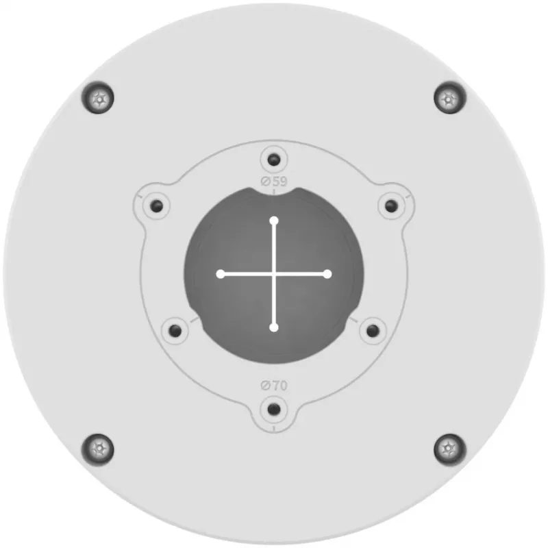 Anschlussdose – Aluminium – Weiß für QNO-C8083R – QNO-C9083R