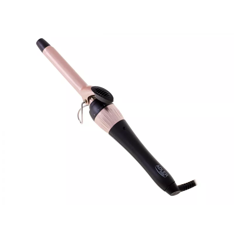 Adler | Lockenstab | AD 2116 | Keramik-Heizsystem | Zylinderdurchmesser 19 mm | Temperatur (max.) 200 °C | 36 W | Schwarz/Pink
