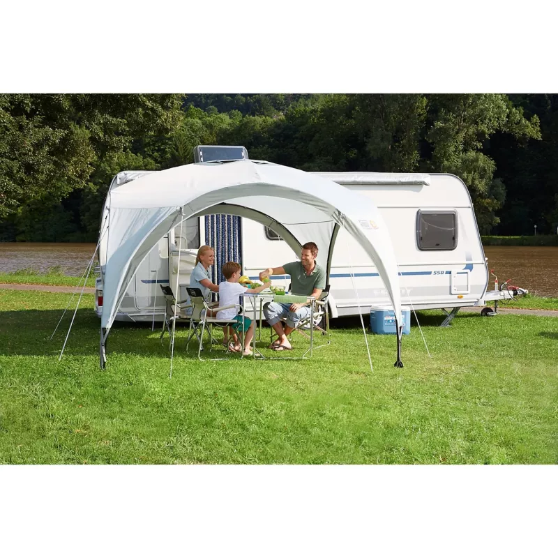 Pavillon Event Shelter, 3,65 x 3,65 m (Hellgrau/Grau)
