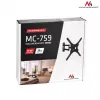 TV-Wandhalterung Maclean MC-759 für 13–55 Zoll Bildschirme, 30 kg Tragfähigkeit, VESA 75x75–400x400, neigbar und verstellbare Tiefe