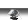 Uhrenradio Muse M-170CMR — digitales Uhrenradio, 1,2 Zoll LED-Anzeige, FM, AC 230V, AAA-Backup, Spiegel/Weiß