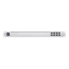 Verwalteter L2-Netzwerk-Switch UBIQUITI USW-Aggregation — 8 SFP+-Slots, 10G-Unterstützung, lüfterlos, 1U-Rack, silber