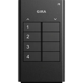 GIRA 535410. Typ: Handgerät, Schnittstelle: RF Wireless, Übertragungstechnik: Wireless.