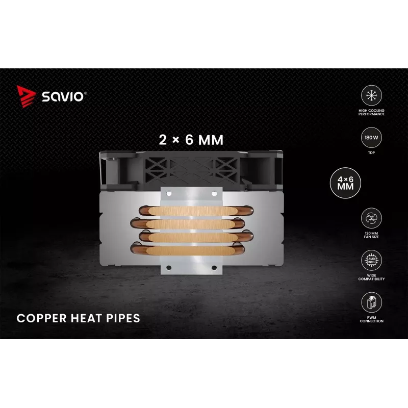 SAVIO VORTEX X2 CPU-Kühler